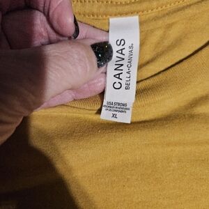 Mustard Yellow Crew Neck T-Shirt